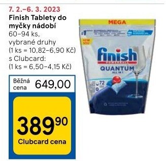 Tablety do myčky Finish