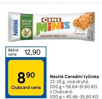 Tyčinka cereální Nestlé