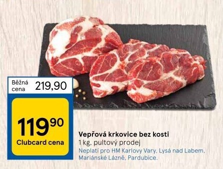 Vepřová krkovice bez kosti