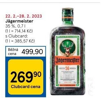 Bylinný likér Jägermeister