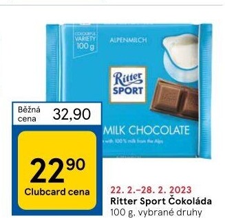 Čokoláda Sport Ritter