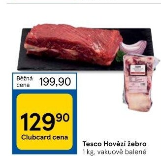 Hovězí žebra Tesco