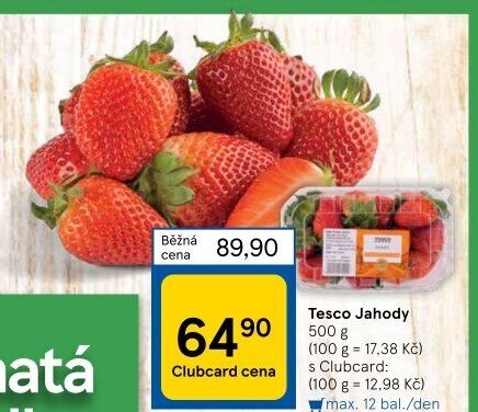Jahody Tesco