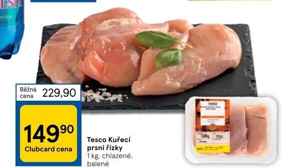 Kuřecí prsní řízky Tesco