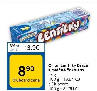 Lentilky Orion