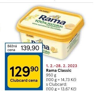 Margarín Classic Rama