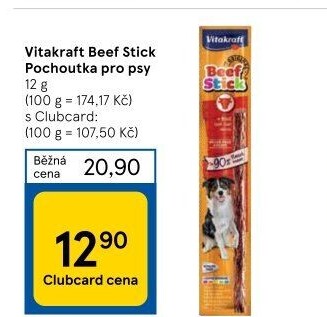 Pamlsky pro psy Beef Stick Vitakraft