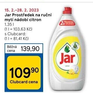Prostředek na nádobí Jar