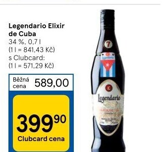 Rum Legendario Elixir de Cuba 7YO