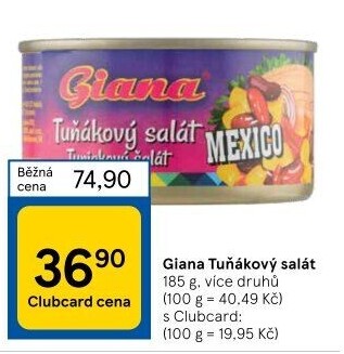 Salát s tuňákem Giana