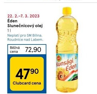 Slunečnicový olej Éden