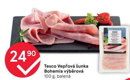 Šunka vepřová výběrová Bohemia Tesco