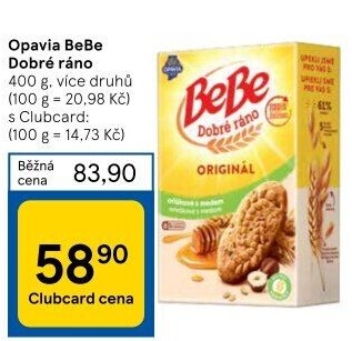 Sušenky BeBe Dobré ráno Opavia