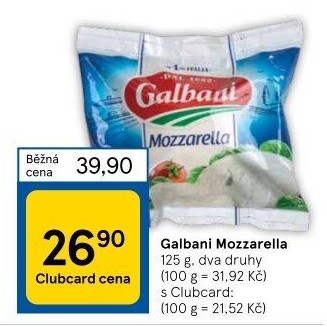 Sýr Mozzarella Galbani