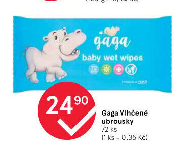 Vlhčené ubrousky dětské Gaga
