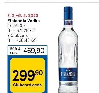 Vodka Finlandia
