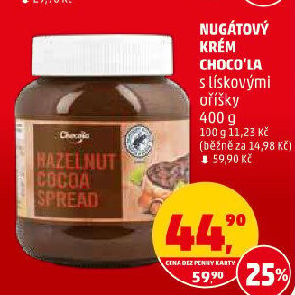 Čokokrém oříškovo-nugátový Choco'