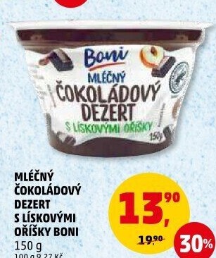 Dezert mléčný Boni