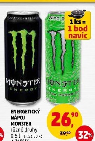 Energetický nápoj Monster Energy
