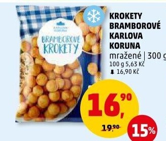 Krokety mražené Karlova Koruna