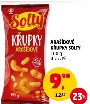 Křupky arašídové Solty
