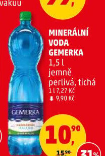 Minerální voda Gemerka