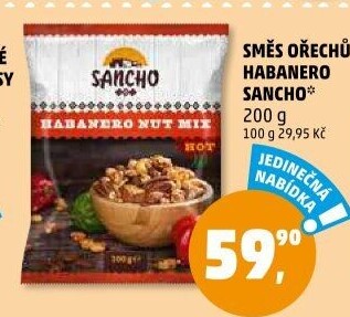 Mix ochucených ořechů Sancho