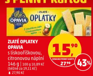 Oplatky Zlaté Opavia