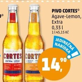 Pivo ochucené Cortes