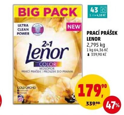 Prací prášek Lenor