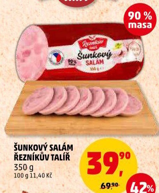 Salám šunkový Řezníkův talíř