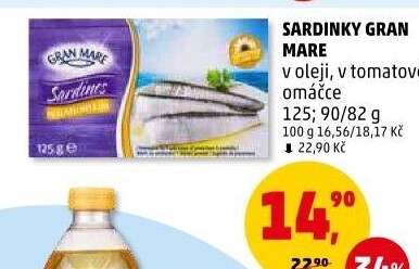 Sardinky v oleji Gran Mare