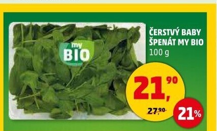 Špenát baby My BIO