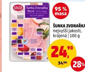 Šunka Zvonařka nejvyšší jakosti LE&amp