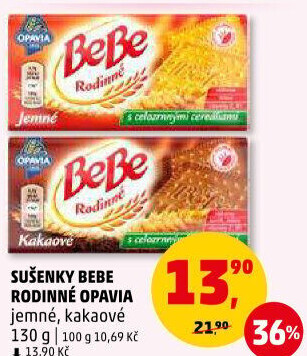 Sušenky Rodinné BeBe Opavia