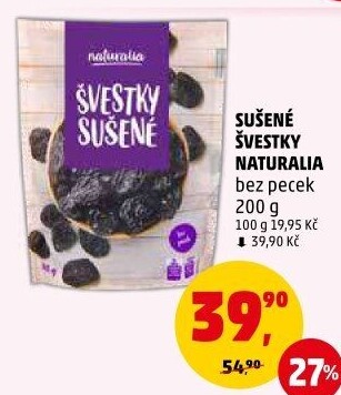 Švestky sušené Naturalia