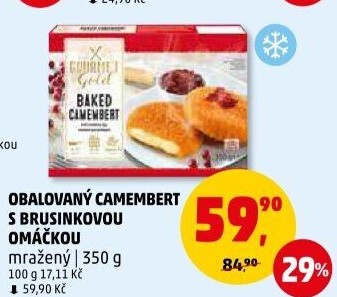 Sýr Camembert smažený mražený Gourmet Gold