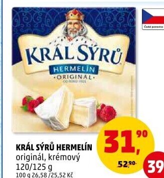 Sýr Hermelín Král sýrů