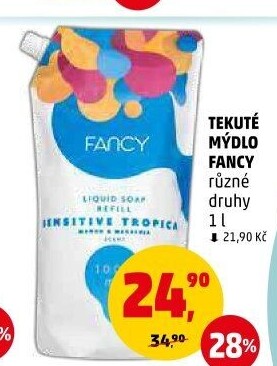 Tekuté mýdlo Fancy - náplň