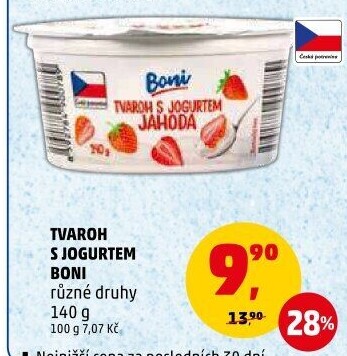 Tvaroh s jogurtem Boni