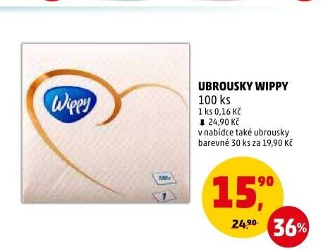 Ubrousky papírové Wippy