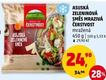 Zeleninová asijská směs mražená Mrazivá Čerstvost