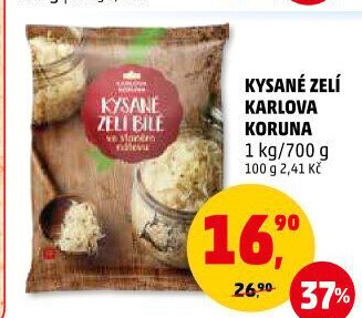 Zelí bílé kysané Karlova Koruna