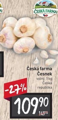 Česnek Česká farma