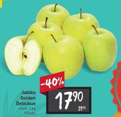 Jablka Golden Delicious