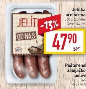 Jelítka Masna Studená