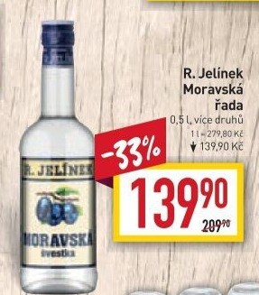 Pálenky Moravská řada Rudolf Jelínek