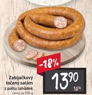 Salám zabijačkový točený Krahulík