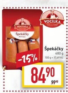Špekáčky Vocílka