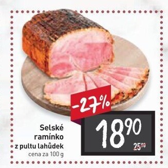 Šunka selské ramínko